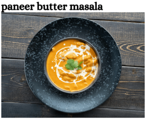 butter paneer masala recipe