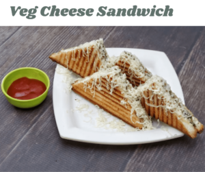 Veg Cheese Sandwich Recipe