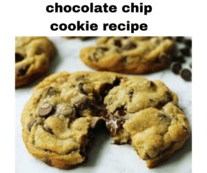 chocolate chip cookie recipe