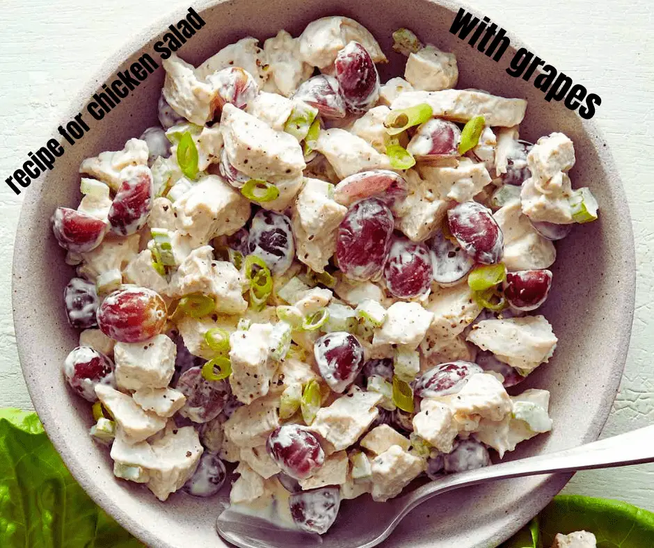 recipe for chicken salad with grapes