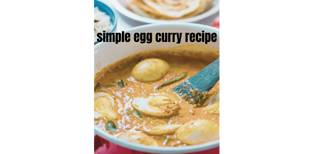 simple egg curry recipe