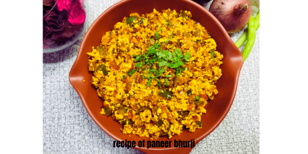 recipe of paneer bhurji