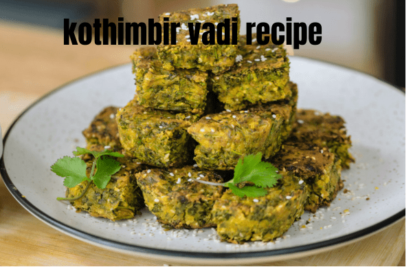 kothimbir vadi recipe